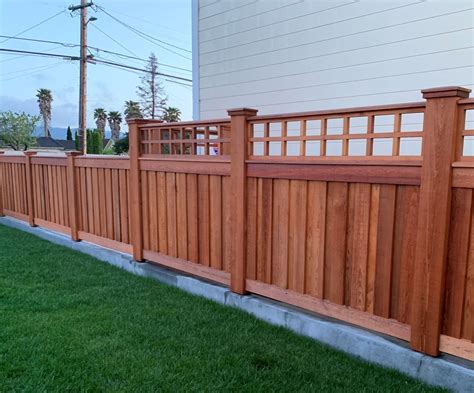 cedar fence for less